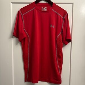 Under Armour Men's Red Athletic Shirt